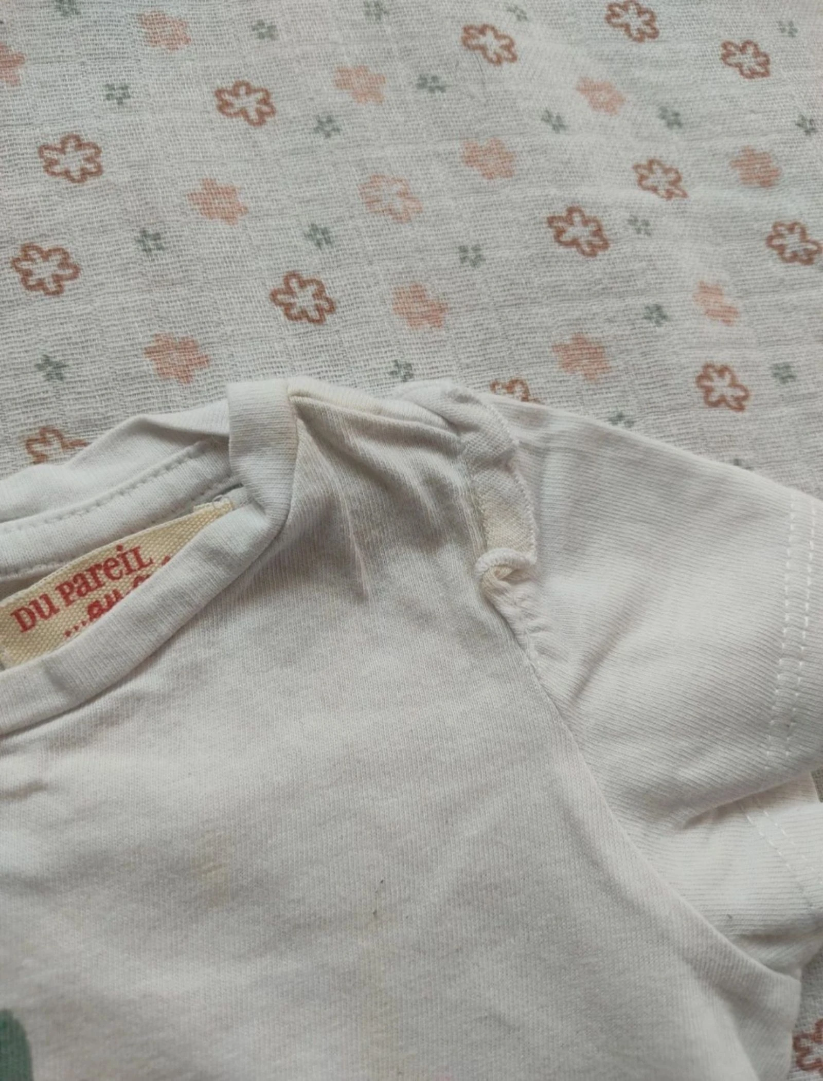 Lote de 3 camisetas de verano Kiabi y DPAM - Talla 9 meses - Muy buen estado – photo 6
